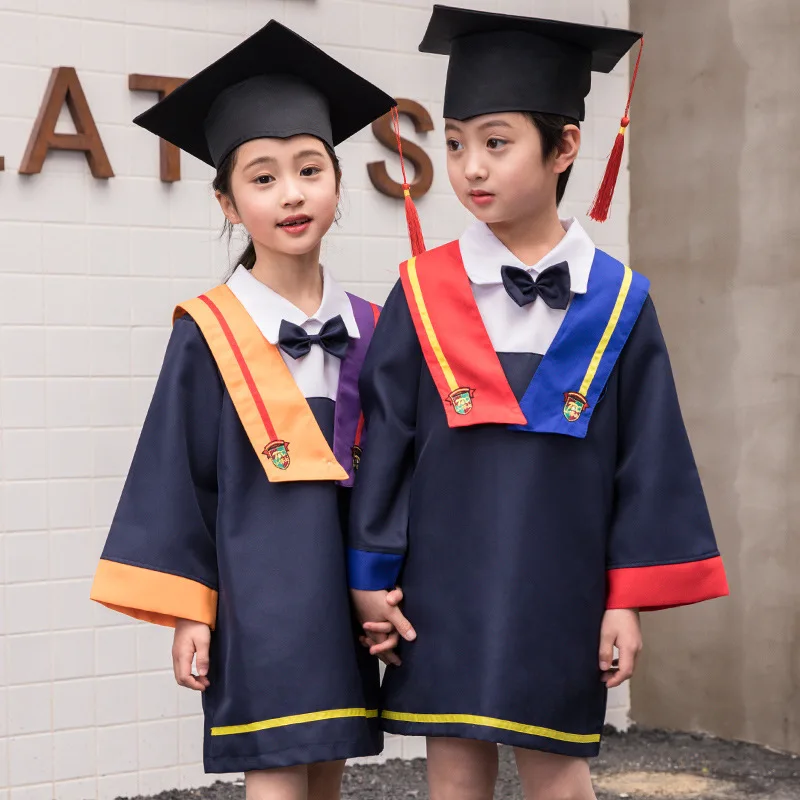 2021 New Design Polyester Cheap Preschool uniform and Kindergarten Graduation Cap and Gown