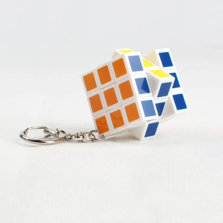 keychain 3 x 3  Magic Cube for Kids DIY Educational Advertising Promotional Gift  Geometric Toy