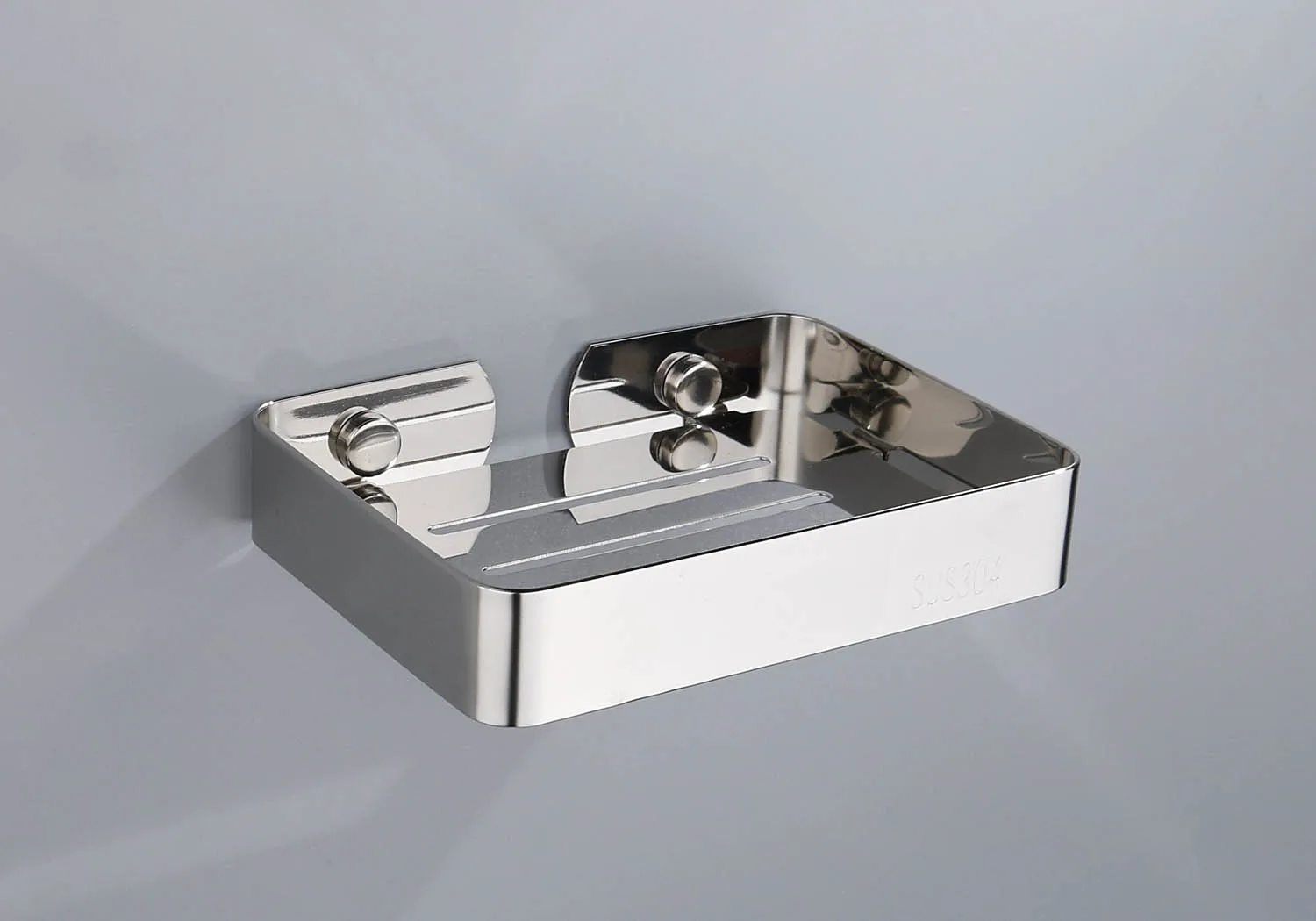 Home Bathroom Matte Black Soap Dish Holder SUS304 Stainless Steel Wall Mounted Tray with Installation Kits Storage Rack In Stock