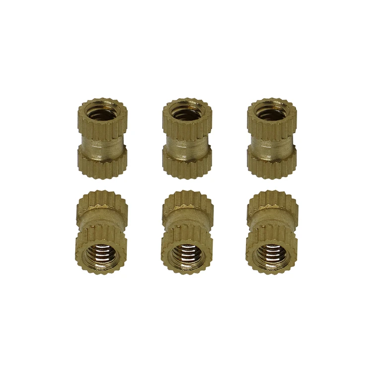 
Straight Knurling Brass Inserts Nut/self-locking Blind Threaded Inserts 
