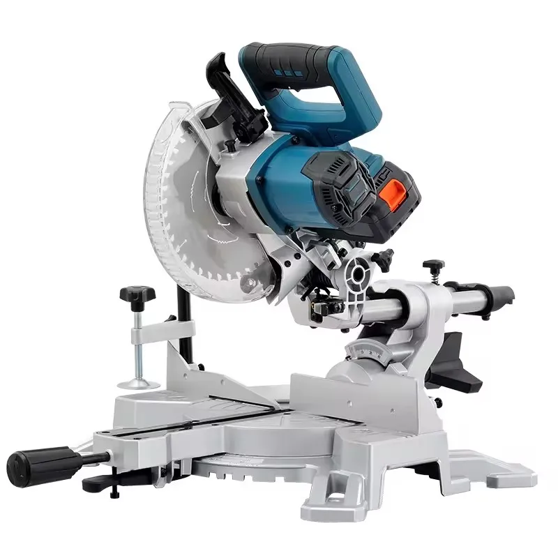 Compound Sliding Li-lion Cordless Miter saw Single Bevel With Laser Mitre Saw For Woodworking And Aluminium Cutting