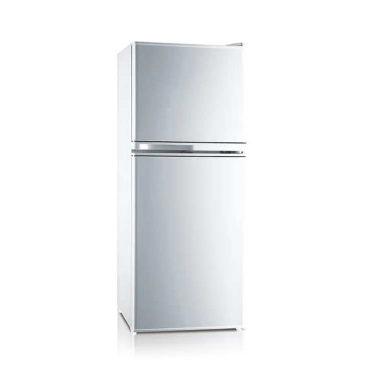 Best selling energy conservation stainless steel home double door refrigerator