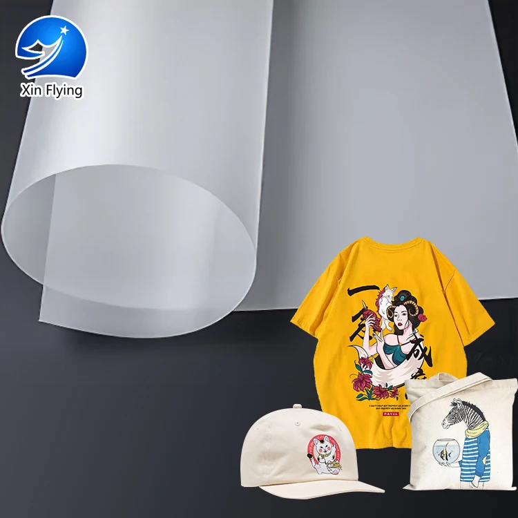 High Cost Performance Matte cool peeling hot peeling DTF 75U Thickness Pet Film Roll