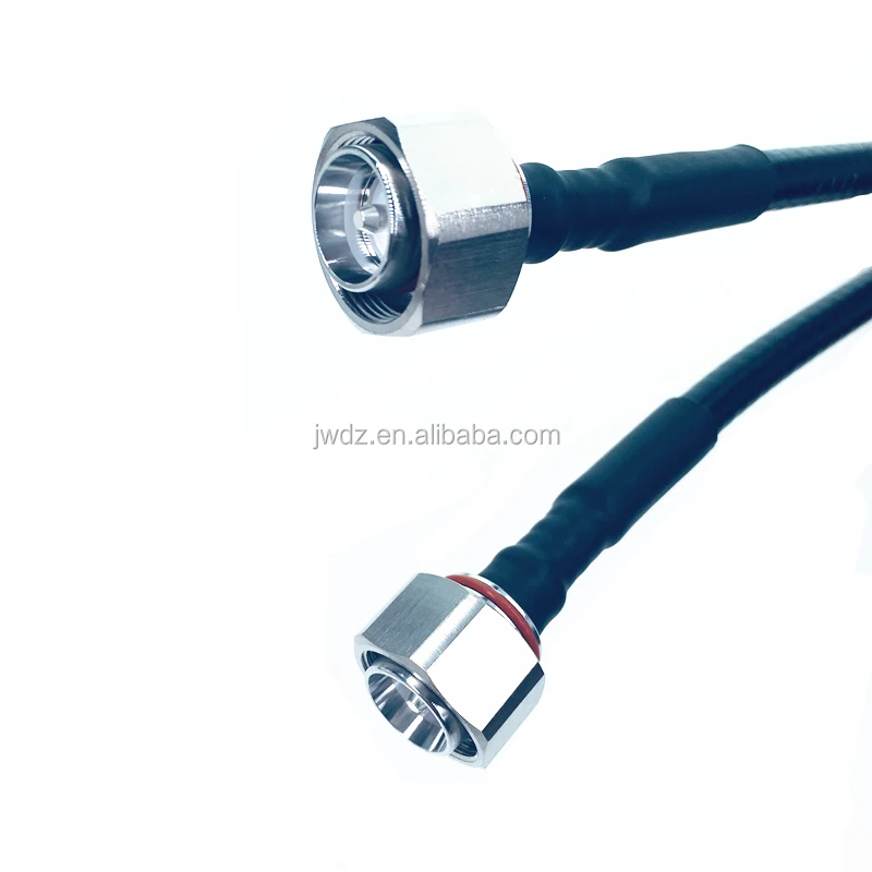 Chinese Factory Good Performance 1/4 Jumper Cable,4.3-10 male to 4.3-10 male In Communication,0.5M