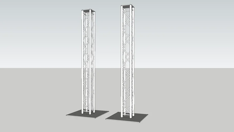 DIY Heavy Duty Metal DJ Truss Stand Square Frame Mobile Lighting Bar Disco Stand