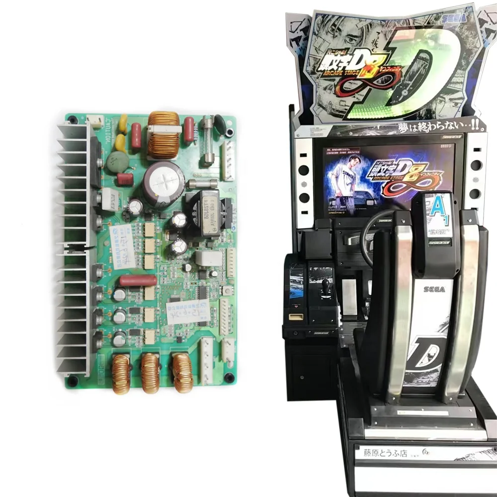 Coin Operated Machine Accessory Arcade Initial D8 Simulator Game Racing Car Video Virtual Dynamic Game IO Board