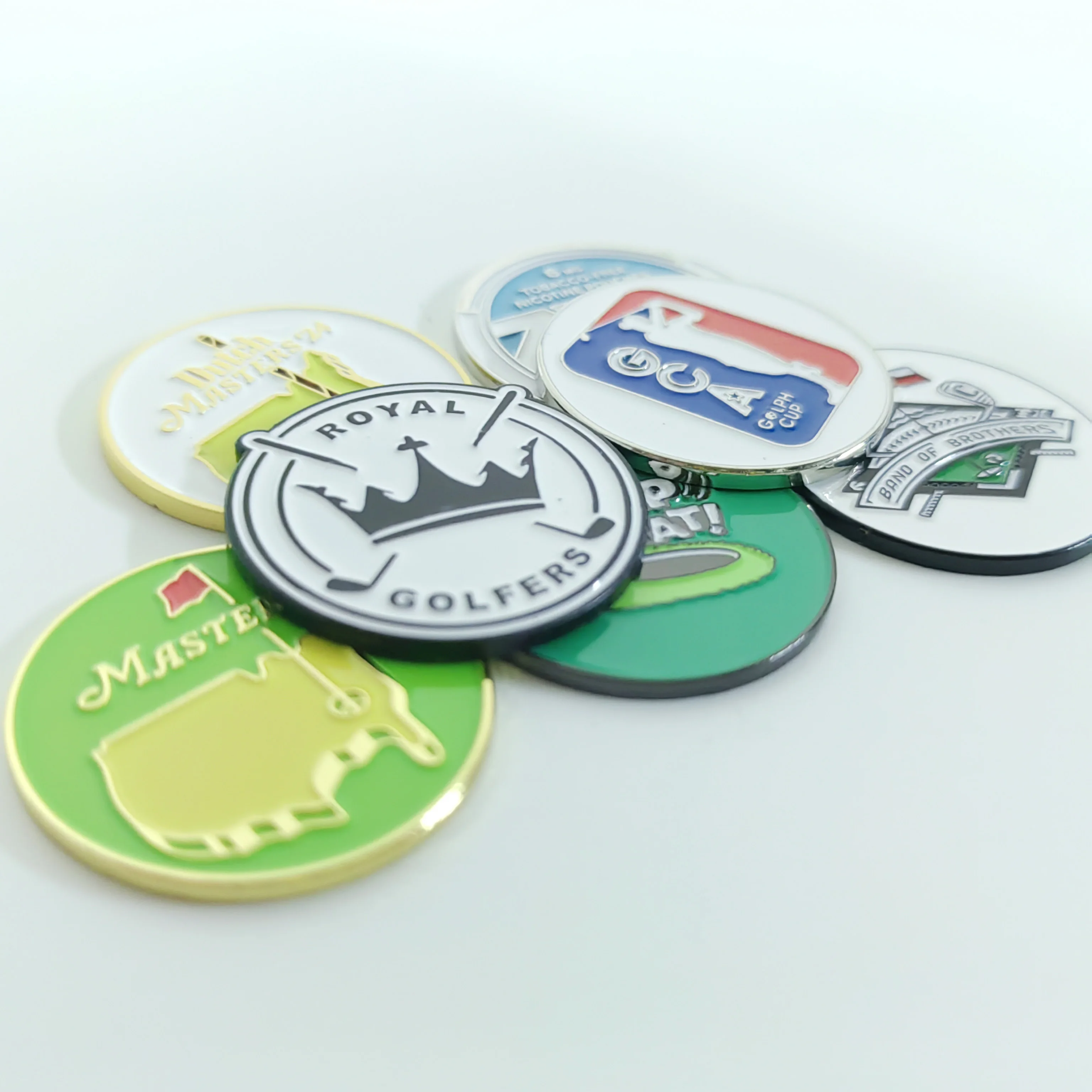 Wholesales Assorted Color 40Mm Diameter Golf Ball Marker Funny