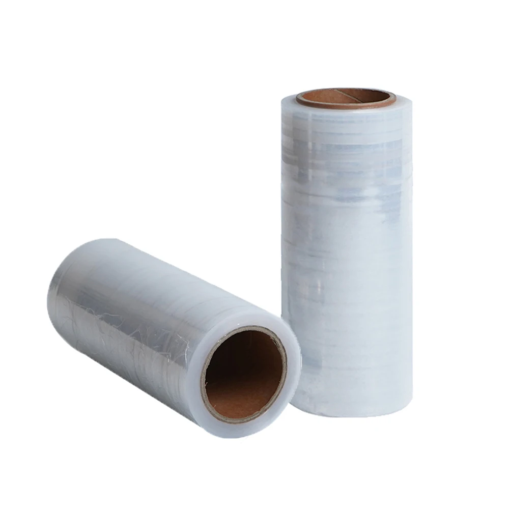 Pangda Lldpe Wrapped Pallet Wrap Stretch Film Jumbo Roll Machine Stretch Film Tubular Plastic Film In Rolls