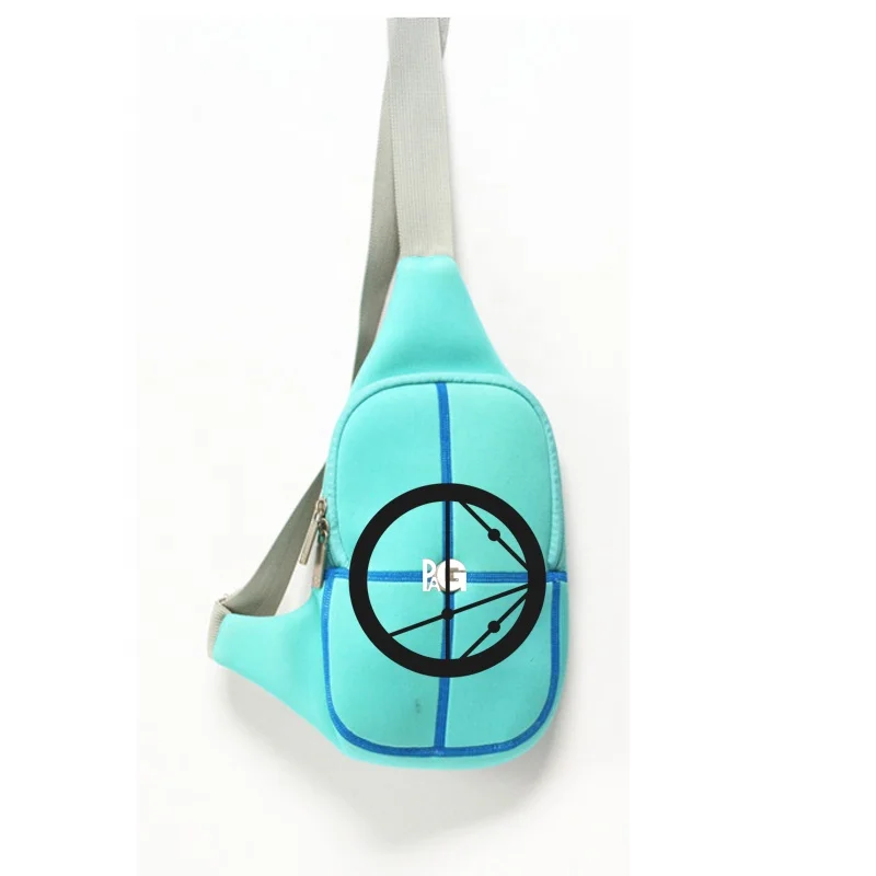 customized logo bag straps shoulder neoprene crossbody bag Sling crossbody bag backpack for men and women