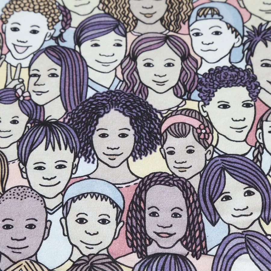 High Quality digital printing on Bamboo french terry spandex fabric