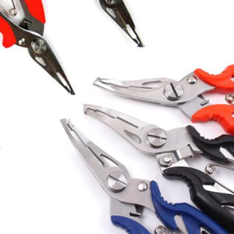 OUTKIT из нержавеющей стали Изогнутые Ножницы рыболовные плоскогубцы 5 видов цветов Многофункциональный зажим для приманки