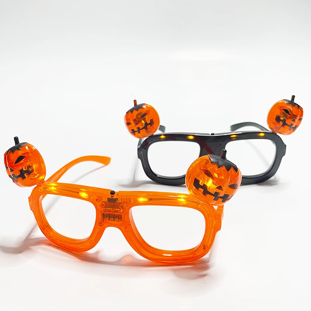 Ishine Halloween Event Party Favors Supplies  LED Pumpkin Glasses