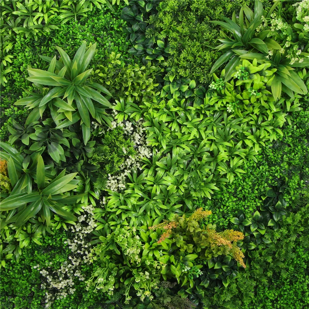 Sunwing 3D jungle style artificial vertical green garden plant for wall decoration