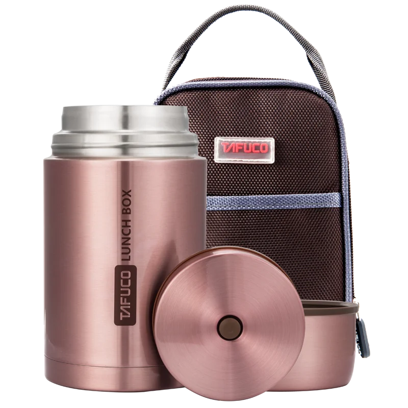 750ML double wall stainless steel vacuum lunch jar food container