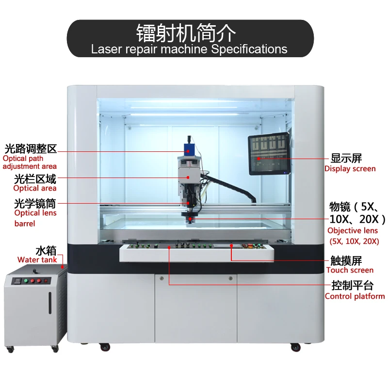 TV LCD LED Screen panel repair lcd laser machine LCD laser repair machine for TV screen repairing