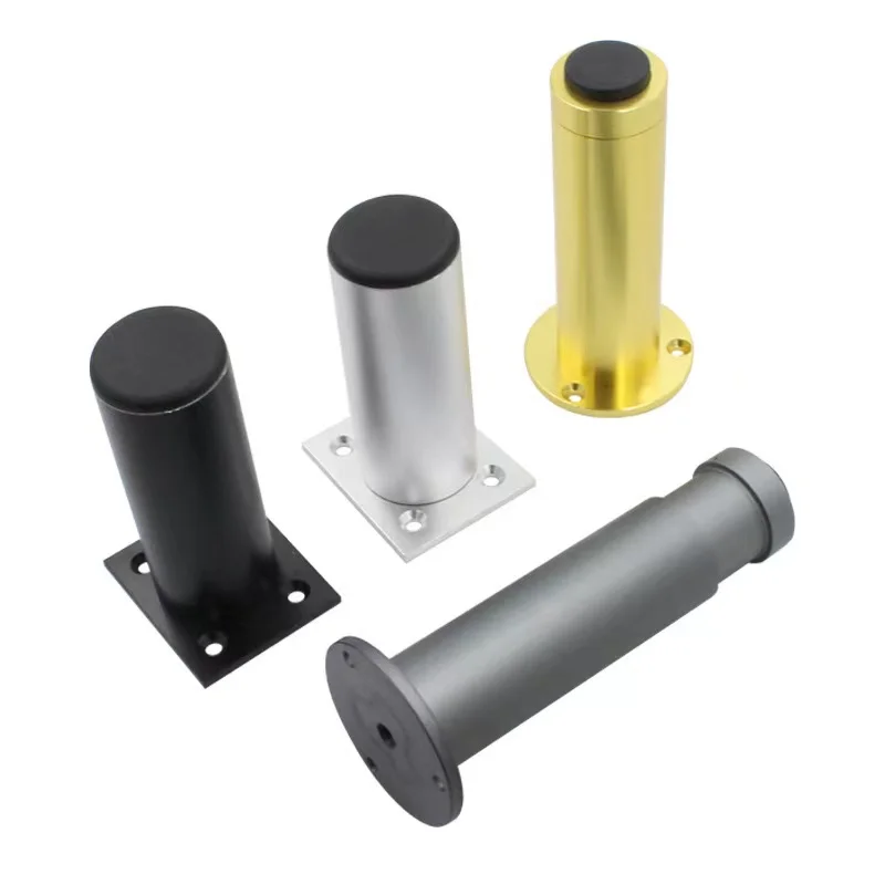 Round Cylinder Shape Furniture Fitting Sofa Leg Adjustable Table Leg Brass Smart Furniture Hardware Furniture Feet