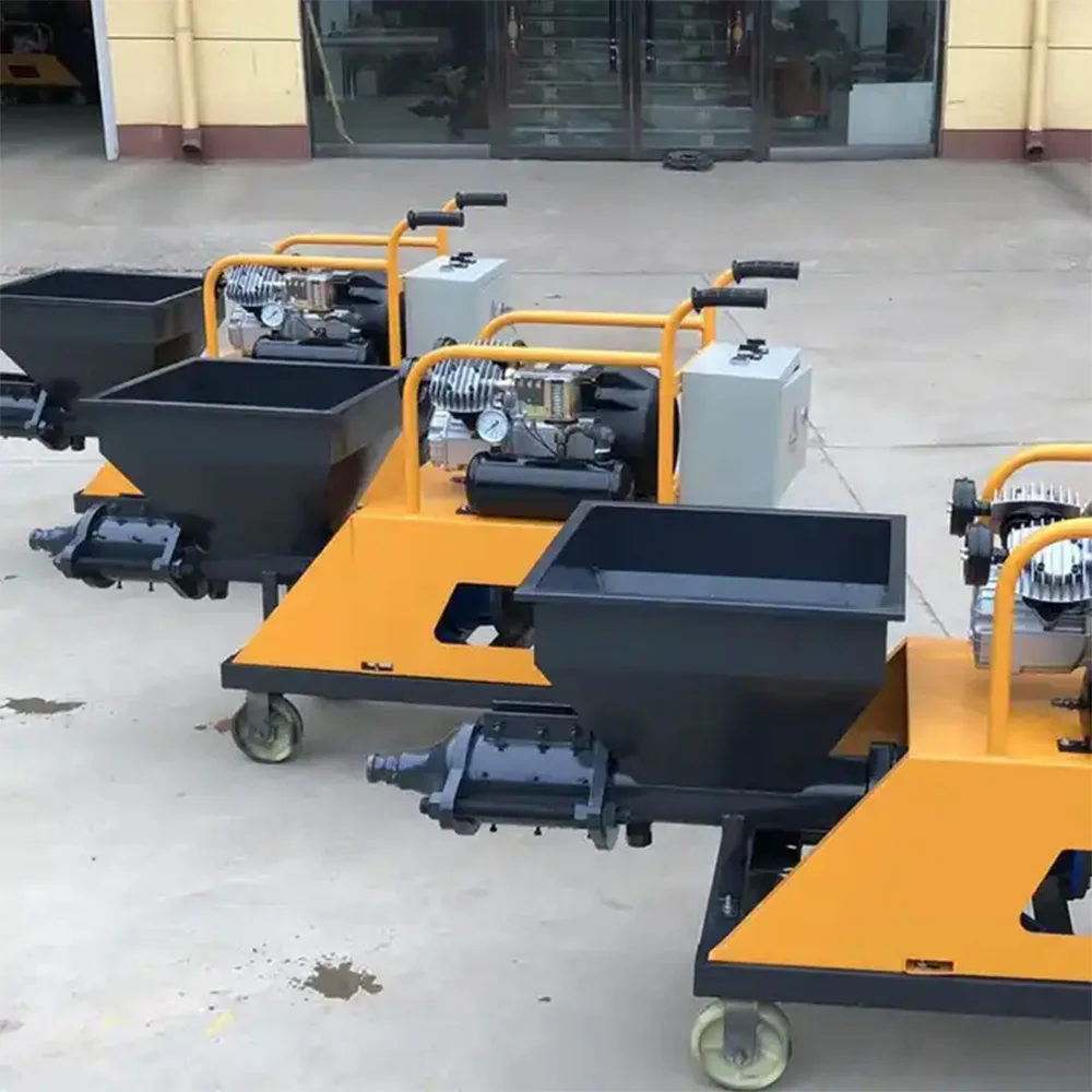 Multifunctional Mini 4 Wd Concrete Cement Spray Machine Mortar Spray Machines Exterior Wall Paint Spraying