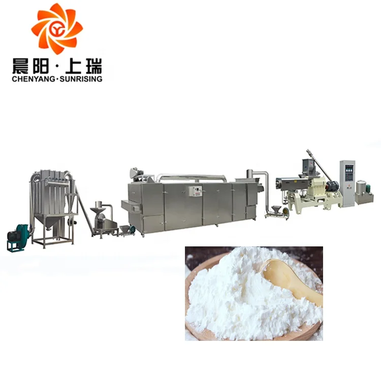 Processing Line Corn Modified Pre-Gelatinized Starch Powder Extruder Machine