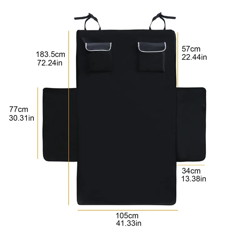 Waterproof cover protector travel SUV scratchproof Pet Dog Blanket Trunk Cargo Liner Mat Dog Car Seat Cover for Back Seat