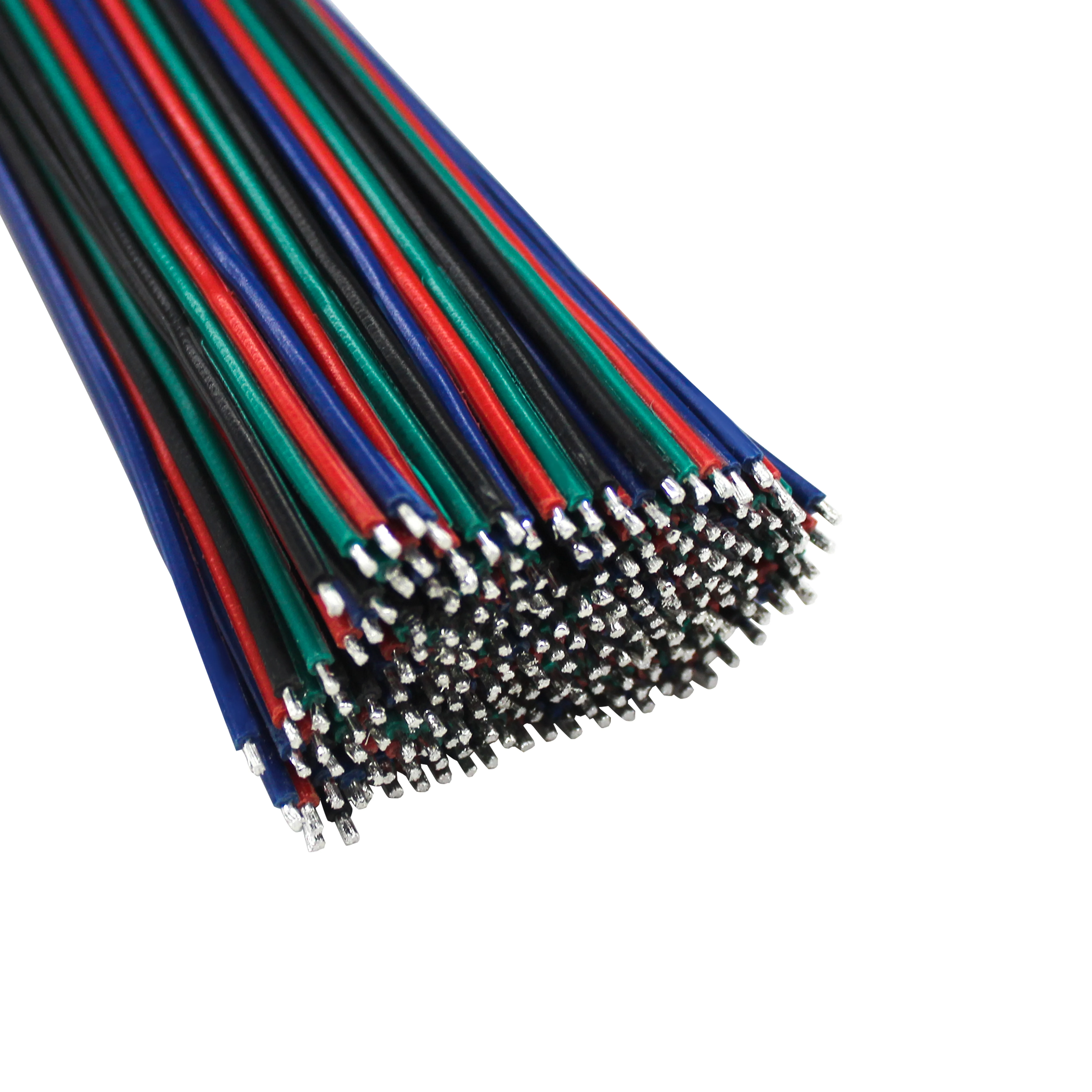 
H05VV-F Copper Wire Cable for RGB led strip light 3 colors Core #18 #20 #22 AWG Electrical Cable Wire 