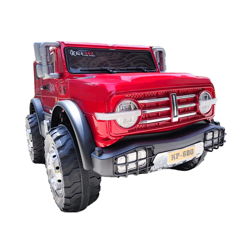 Детская четырехколесная машина для взрослых Большая двойная детская коляска с дистанционным управлением