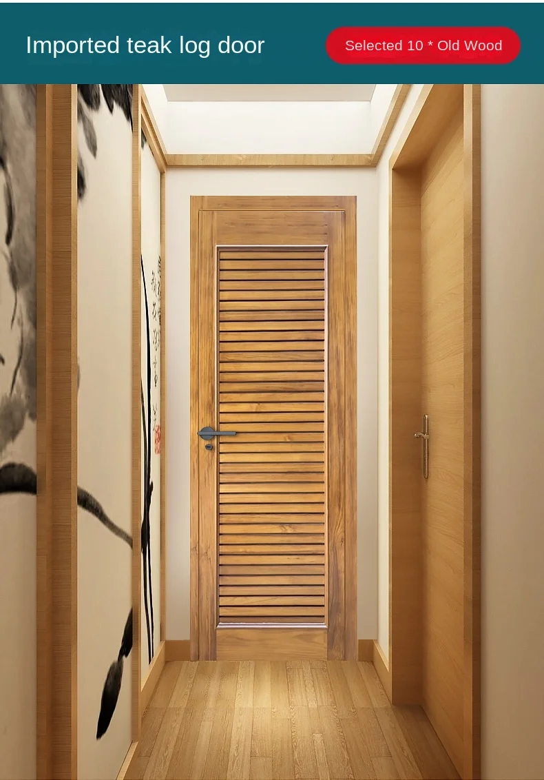 Doors Customize Veneer Craft Exterior Cabinet Indonesian Specifications Restaurant Core Rubber Solid Wood Door White