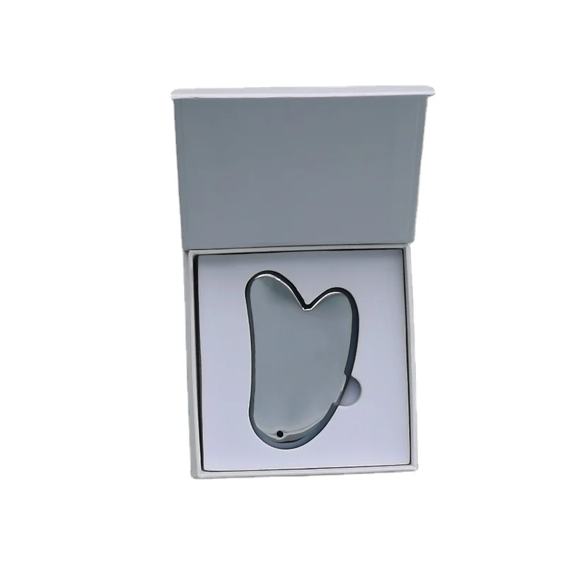 2023 Best Sale Health Ice Custom Logo Terahertz Gua Sha Massage Plate Thz Crystal Scraper Stone Facial Energy Beauty Tools