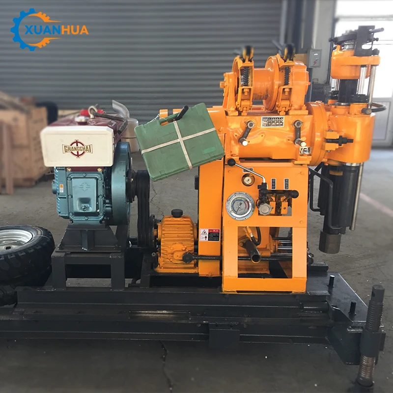 Professional 200m Depth Core Drilling Machine Mining Rotary Diesel Drill Well Water Borehole Drilling Machine