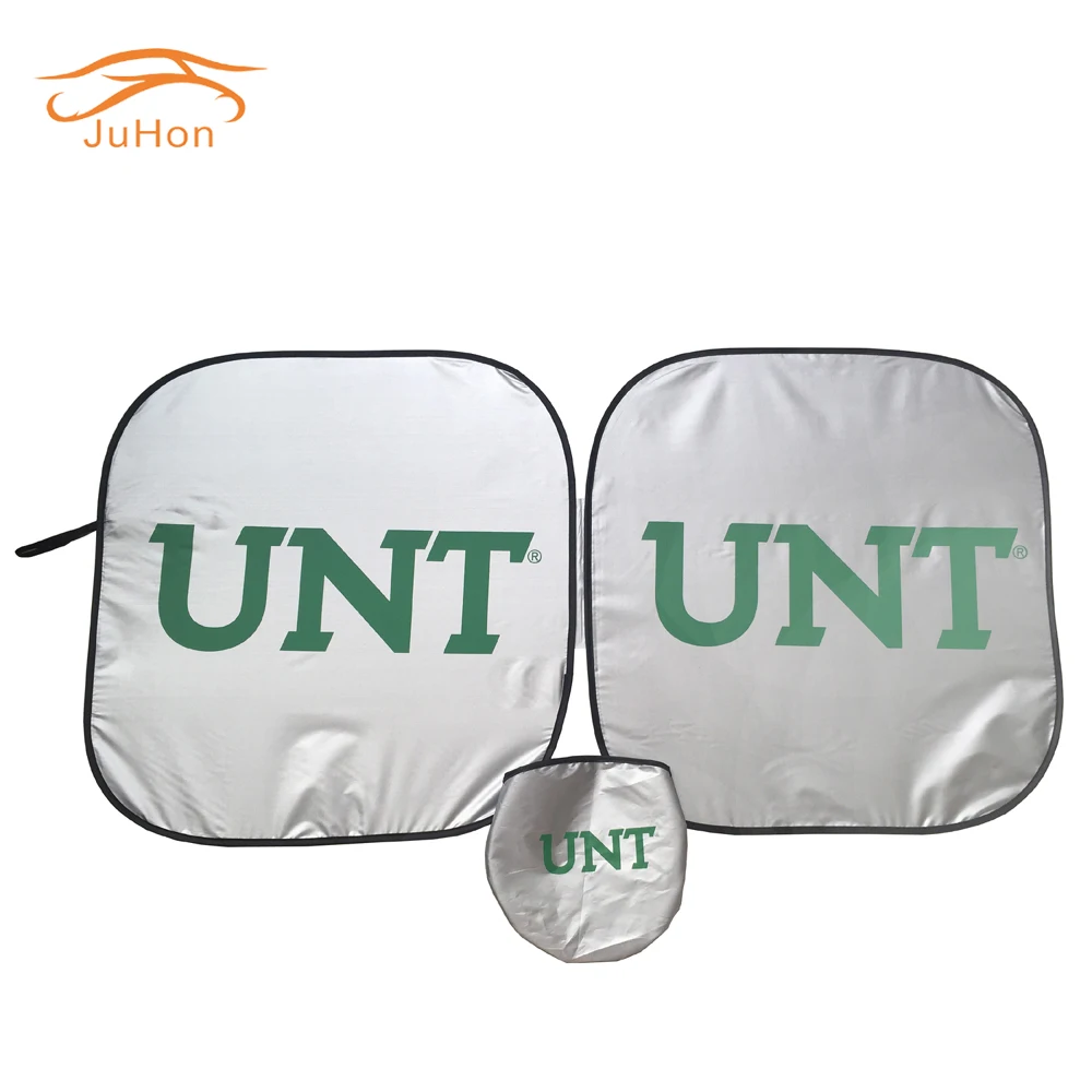 Популярный универсальный УФ-сублимационный Серебряный мультяшный узор Горячая Распродажа высококачественный автомобильный солнцезащитный козырек