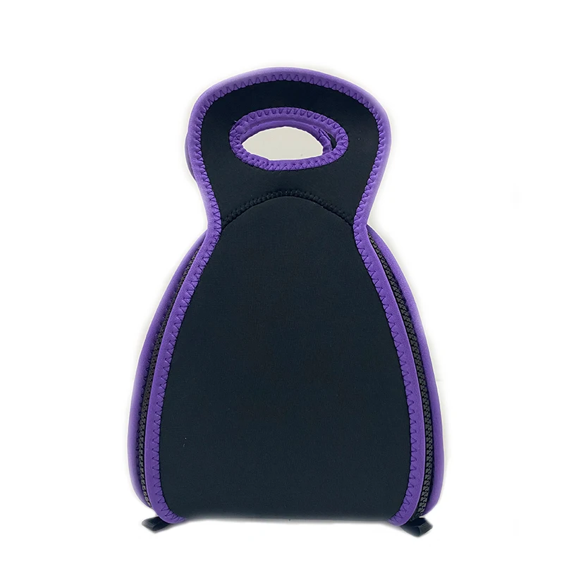 Custom Folding Reusable Neoprene Lunch Bag Popular Design Neoprene Lunch Bag