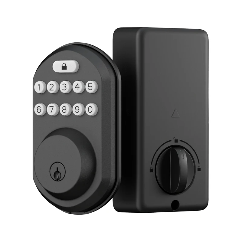 Intelligent Door Lock High Security Electronic Digital Deadbolt Door Lock with One-Time User Code Lock