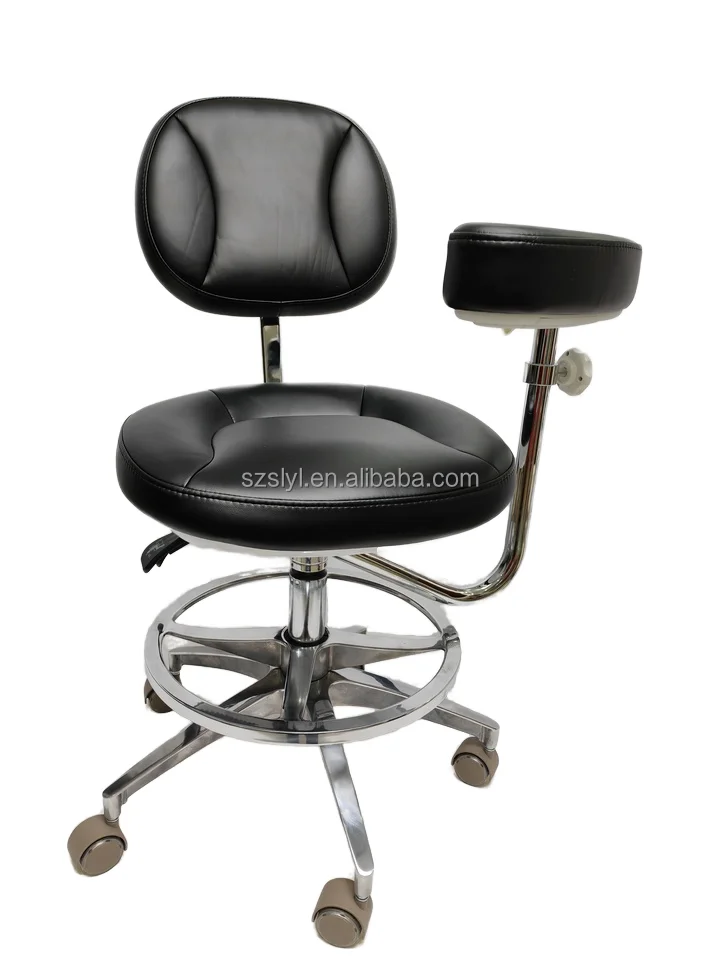 Ergonomic Dentist Chair  Dental Surgery Chair Dentist Stool Dentist Chair with Adjustable Armrest and Footrest