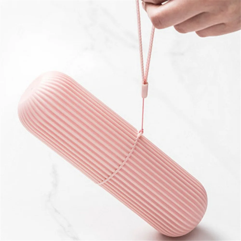 Simple Tooth Brush Cup Toothpaste Storage Box, Travel Toothbrush Box Portable Wash Cup