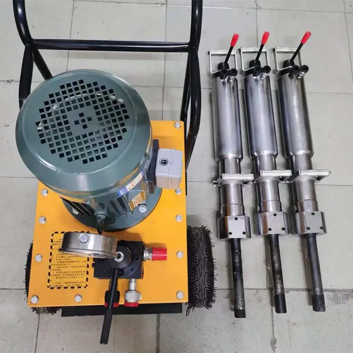 stone quarry stone splitting machine Hydraulic splitterlarge rock crushing machine