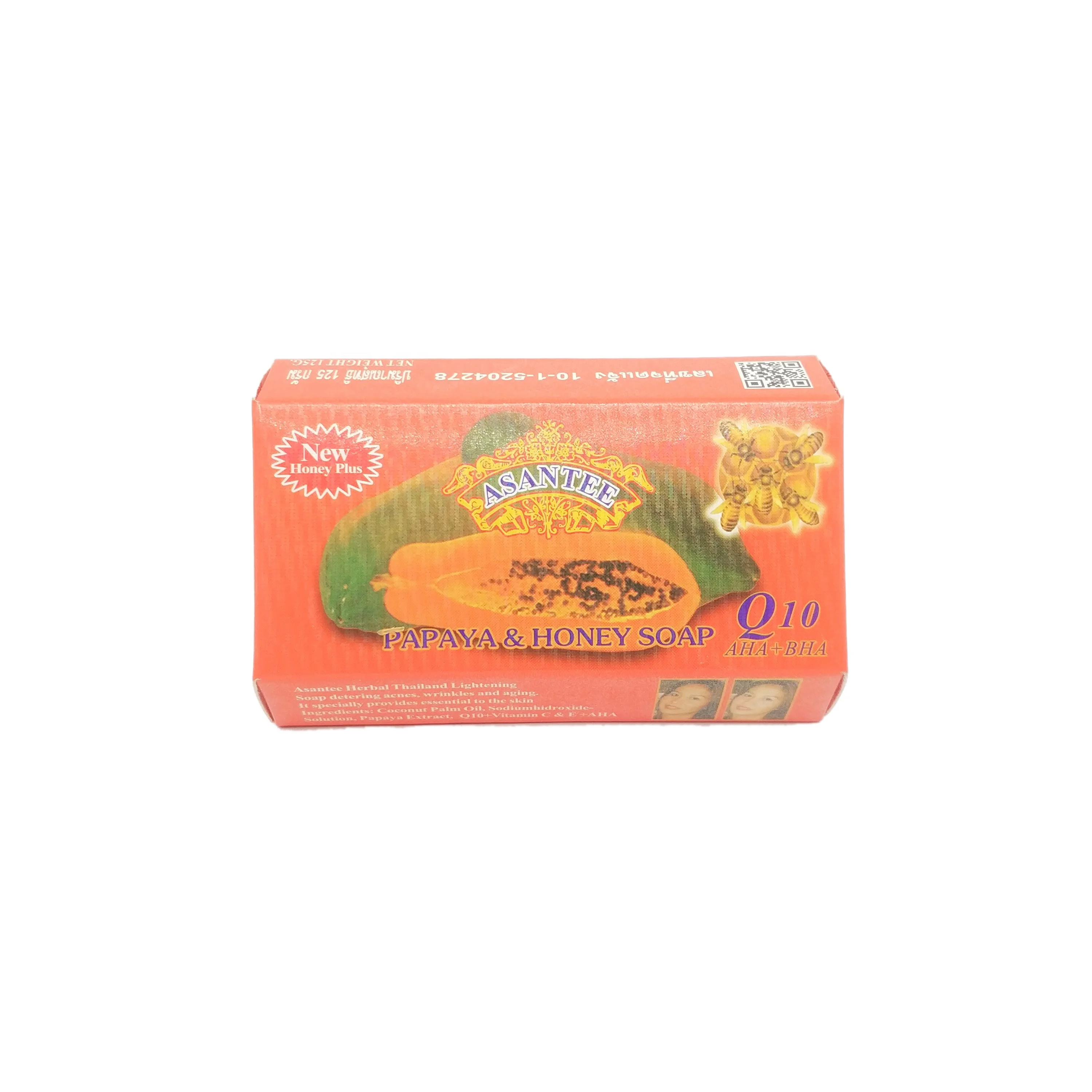 125 г образец оригинального натурального фрукта likas papaya kojic honey Asantee мыло из