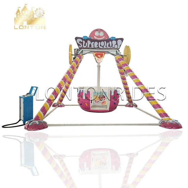 Hot Sell Amusement Rides Thrilling Equipment Swing Candy Pendulum Attraction Kids Hammer Rides