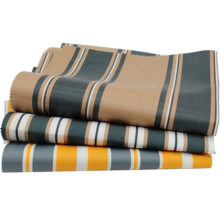 OEM ODM Service Provider white and red stripes awning fabric for canopes and chair