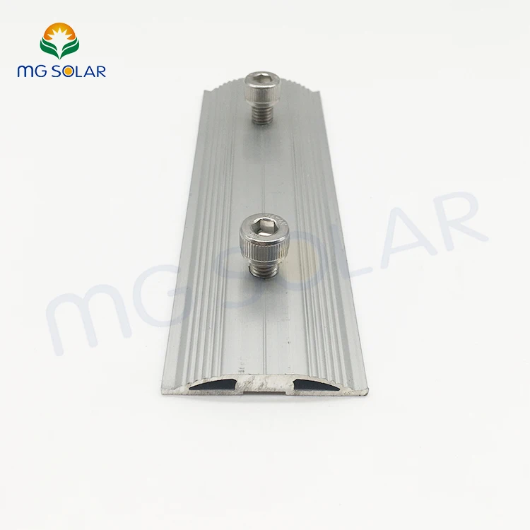 Aluminum Solar Mounting Rail Splice Solar Roof Racking Rail Splice Structure Solar Related Products