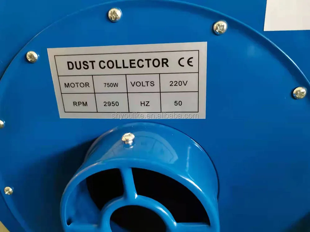750W  small  horizontal woodworking FM230M bag type  dust  collector for furniture factory