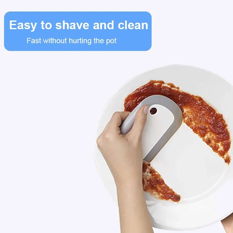 New Arrivals Durable Easy Cleaning Multifunctional Kitchen Utensils Tableware Dishwashing Cleaning Scraper