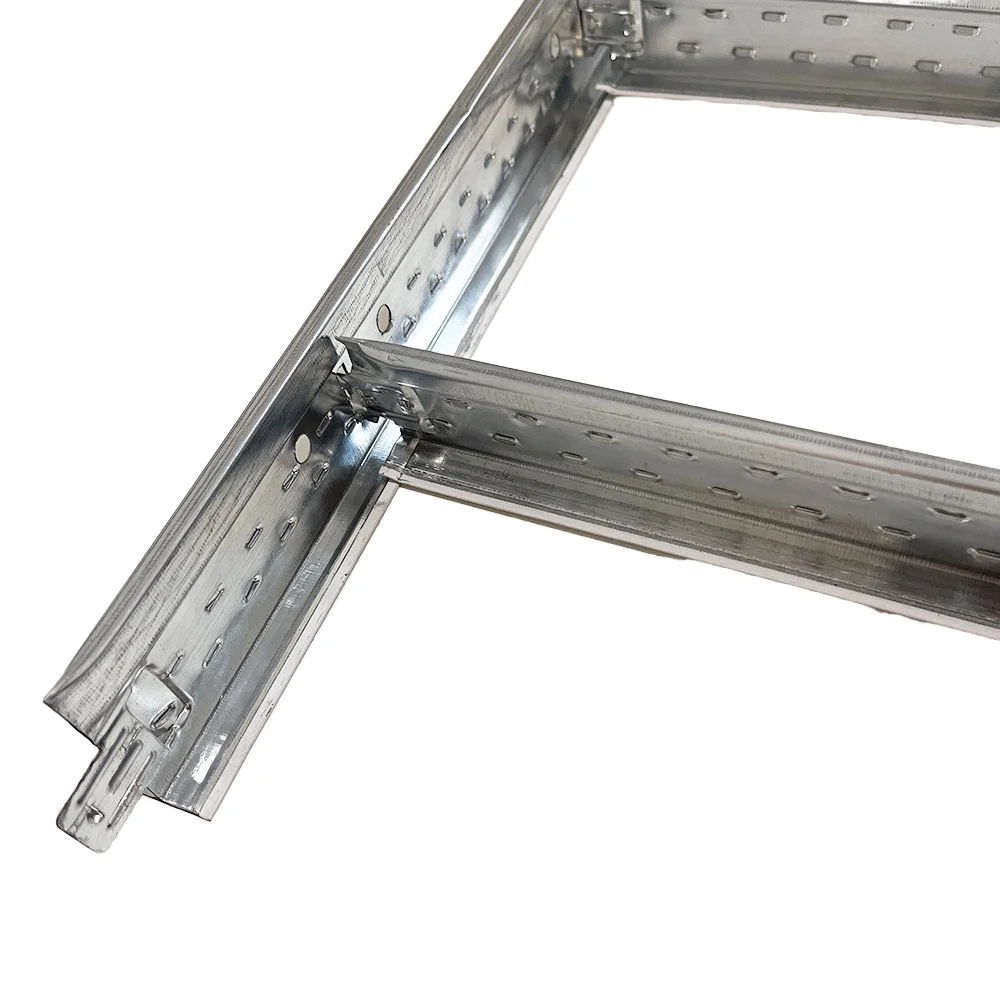 Custom Length T Shape Ceiling Grid Clips Bracket T-Type Wide Band Painted Keels