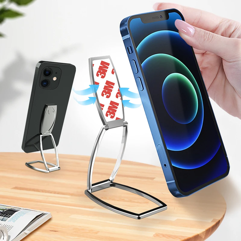 Custom Foldable Adjustable Desk Mobile Cell Phone Stand Holder Universal For iPhone Samsung Z Fold3 All Types of Mobile Phones