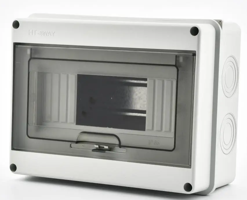 ip65 outdoorusing waterproof PC plastic electrical mcb distribution box