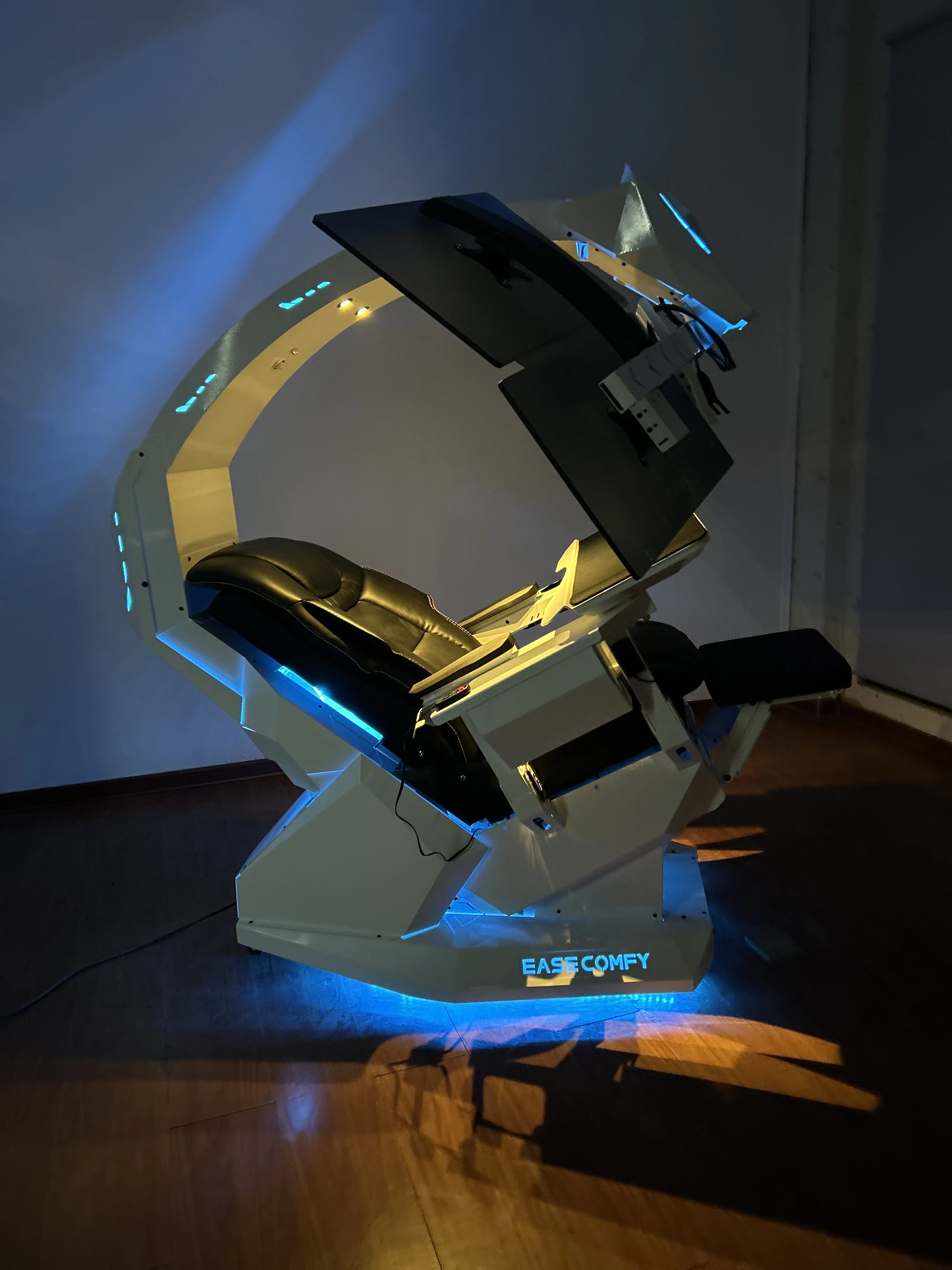 EASECOMFY T2 THRONE  zero gravity recline chair cockpit comfortable  adjustable chair workstation gaming cockpit for monitors
