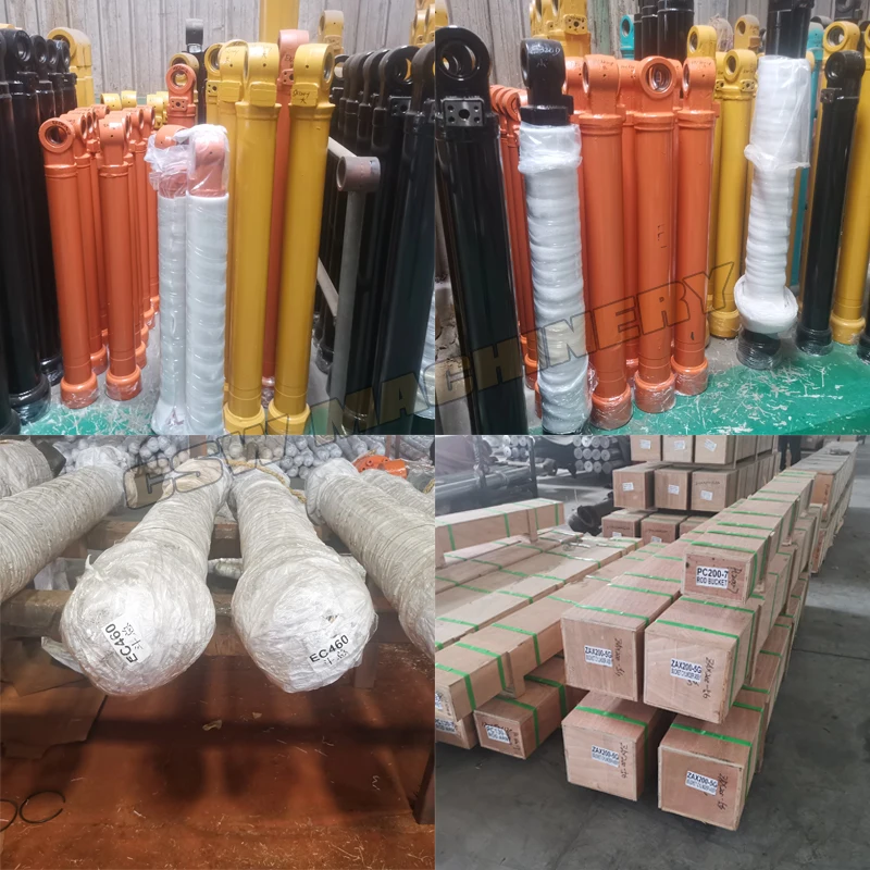 Bucket Cylinder Hydraulic Cylinder High quality for Hyundai Excavator Tube Rod lifting jack honed tube arm ram R215VS/R225VS