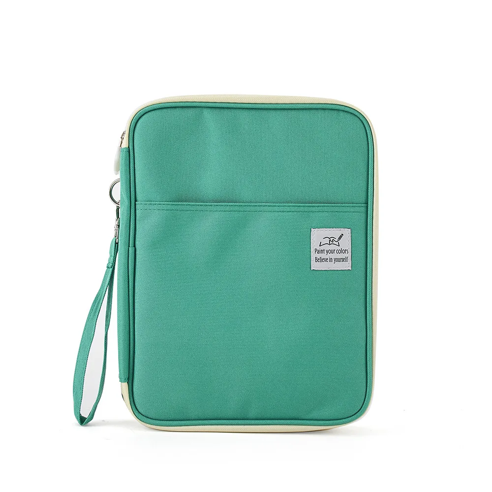 Colored Pencil Case 192/96 Slots Pen Pencil Bag Organizer with Handy Wrap Portable- Multilayer Holder for Colored Pencils