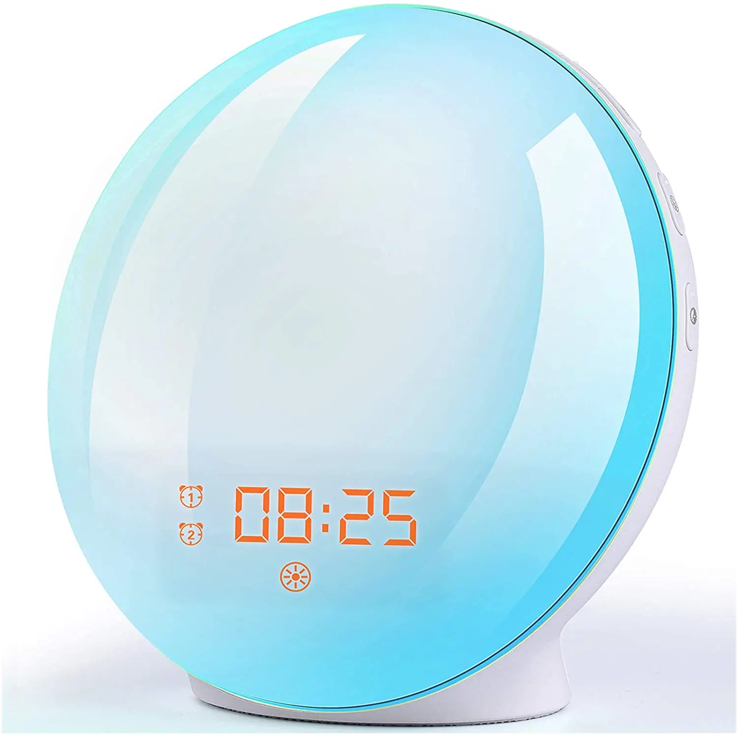 Wake Up Light Digital App Radio Led Alarm Clock Sunrise And Sunset