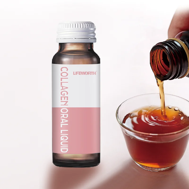 Lifeworth Private label collagen liquid and gelly drink supplement beauty skin oral liquid collagen drink