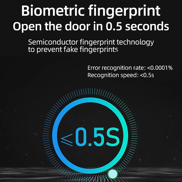 2021 Hot Sell High Security Fully Automatic Convenient Classic Fingerprint Electronic Face Recognition Door Lock Smart