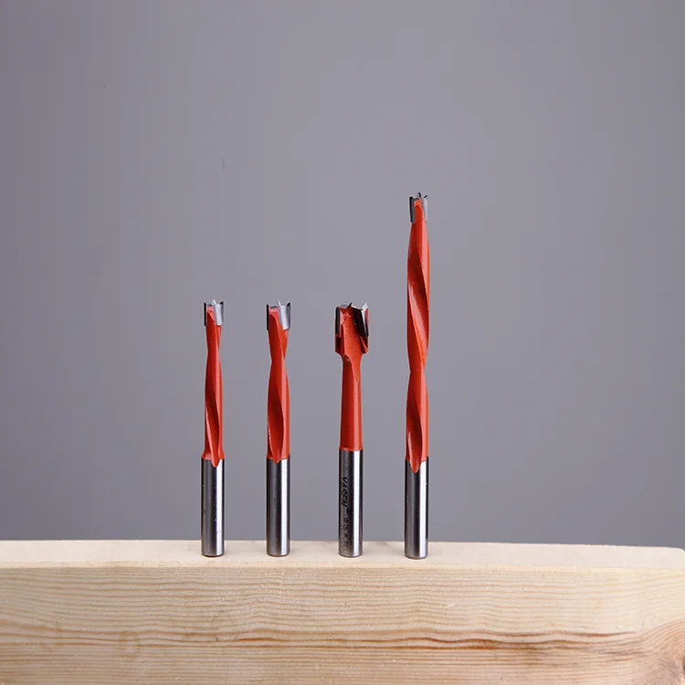 Yasen Manufacturer Solid Carbide Long Type Economical Dowel Drills Bits for Woodworking